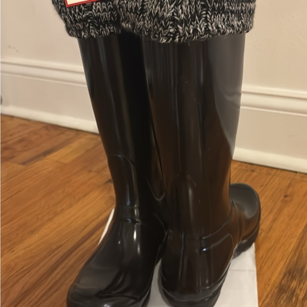 Women's hunter rainboots with socks